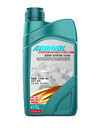 Addinol Motorenöl 10 W-40, Semi Synth 1040, 1 L