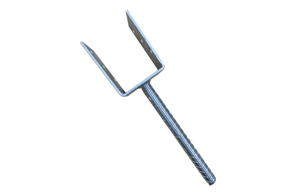 Pfostenträger, U-Form, 101 mm, verzinkt
