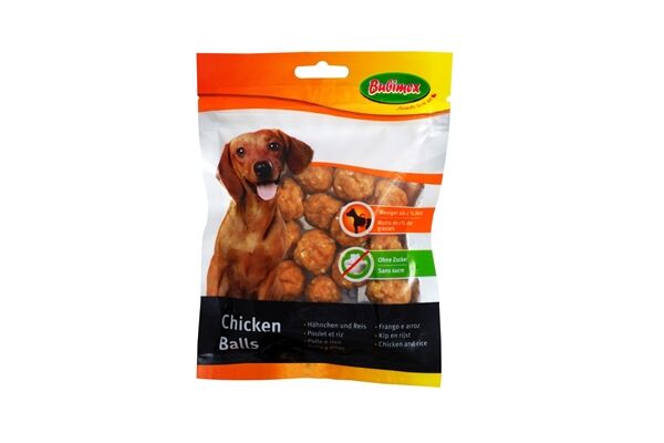  Chicken Balls, Hähnchen mit Reis, 100 g