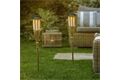  LED-Solar-Gartenfackel, 2er-Set