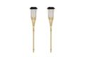  LED-Solar-Gartenfackel, 2er-Set