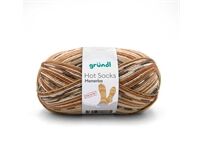 Sockenwolle Hot Socks Manerba, 4-fach (ockerbraun-beige-graubraun-natur)