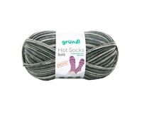 Sockenwolle Hot Socks Salò, 4-fach (steingrau-hellgrau)