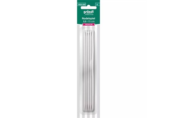  Nadelspiel Premium, 2,5 mm, 15 cm