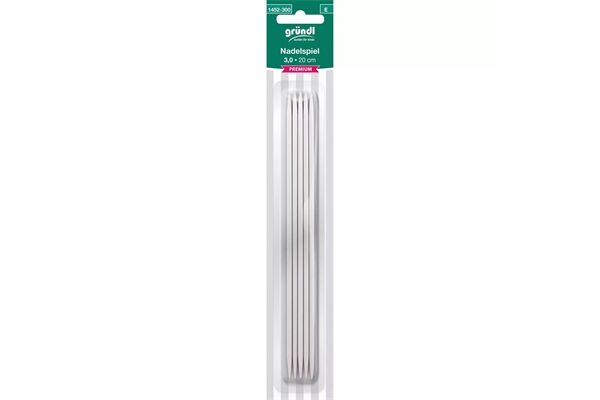  Nadelspiel Premium, 3,0 mm, 20 cm