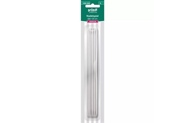  Nadelspiel Premium, 2,5 mm, 20 cm