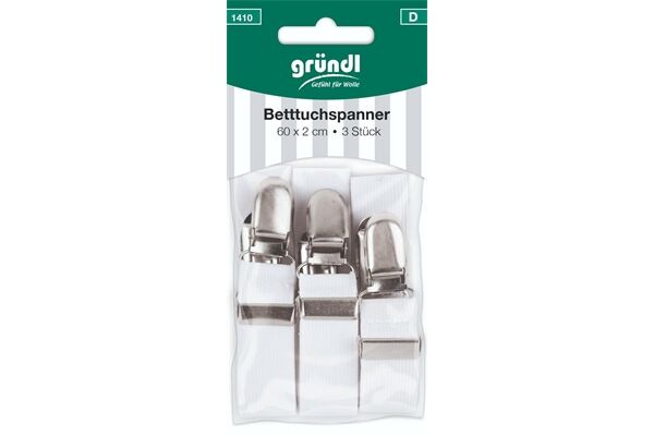  Betttuchspanner, 3 Stück
