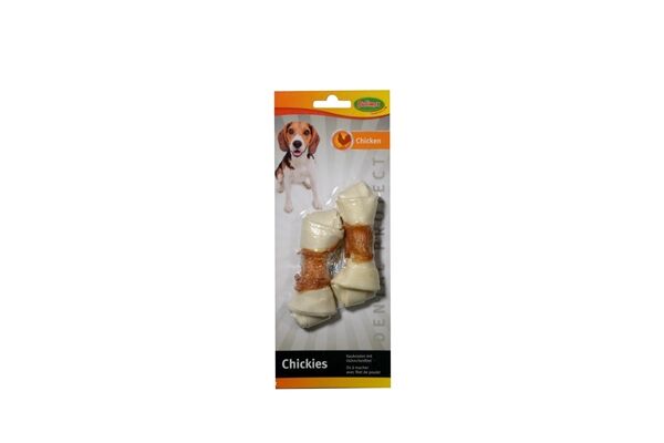  Chickies Kauknoten mit Hühnchenfilet, mittel, 2 St