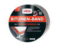 MEM Bitumen-Band, alufarben, 10 m x 7,5 cm (alu)