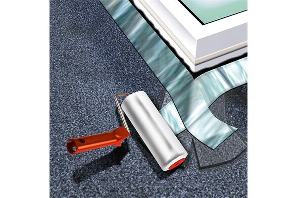 MEM Bitumen-Band, alufarben, 10 m x 7,5 cm