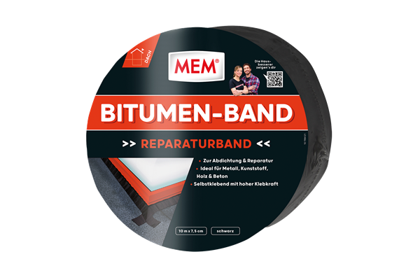 MEM Bitumen-Band, schwarz, 10 m x 7,5 cm