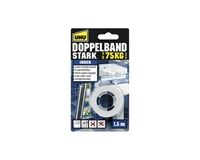 UHU Doppelklebeband stark 1,5 m (weiß)