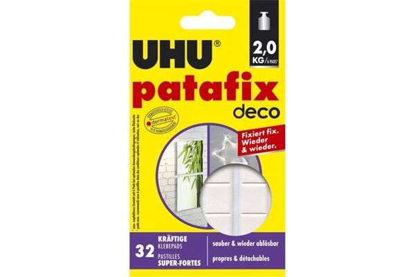 UHU patafix deco Klebepads, 32 Stück