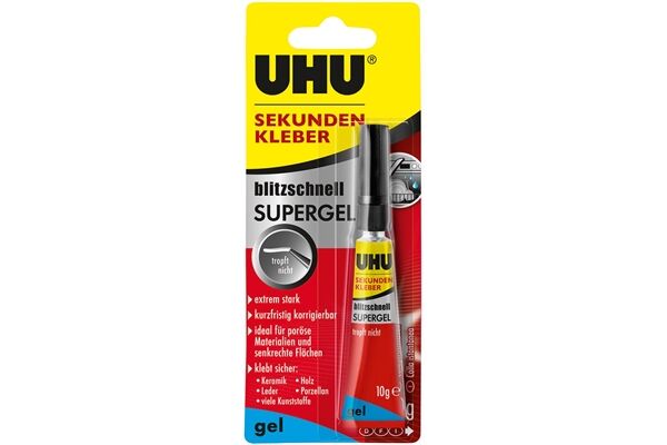 UHU Sekundenkleber blitzschnell gel 10 g