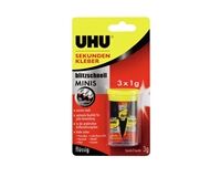 UHU Sekundenkleber Minis 3x1 g