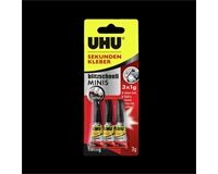 UHU Sekundenkleber Minis 3x1 g