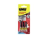UHU Sekundenkleber Minis gel 3x1 g