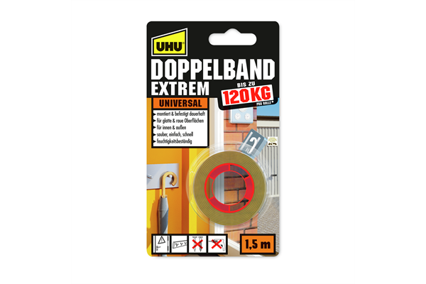 UHU Doppelklebeband extrem 1,5 m
