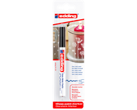 Edding Lackmarker 751 schwarz (schwarz)