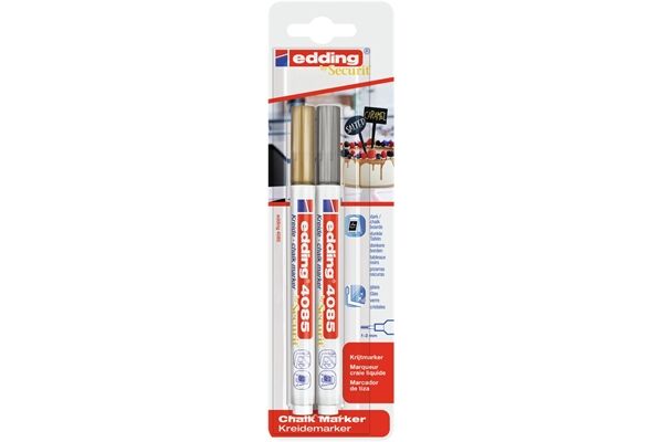 Edding Kreidemarker 4085 gold/silber