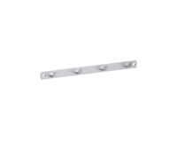 Hakenleiste 4 Hak. 270 mm (silber)