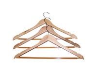 Holzkleiderbügel 3er Set (natur)