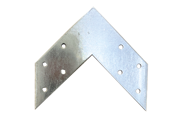  Eckwinkelbeschlag, verzinkt, 140 x 35 mm