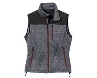 Strickweste Tuna, Gr. XL (grau/schwarz)