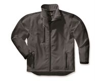 Workpower Softshelljacke, Gr. L (grau/schwarz)