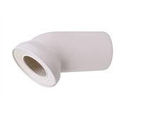 WC Bogen 45°, Polypropylen, DN 100 (weiß)