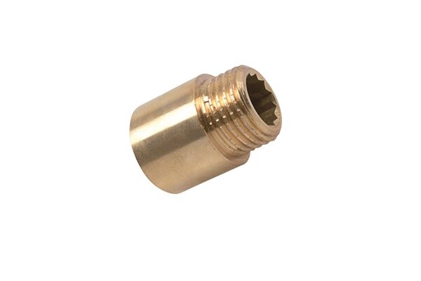 Hahnverlängerung messing, ¾" x 20 mm