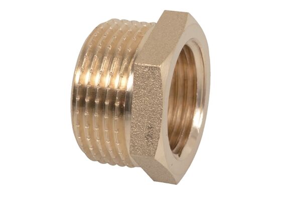  Reduzierstück messing, 1" AG x ¾" IG