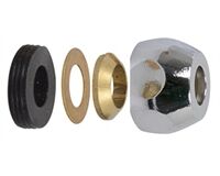 Quetschverschraubung ?" x 10 mm, 2 St. (chrom)