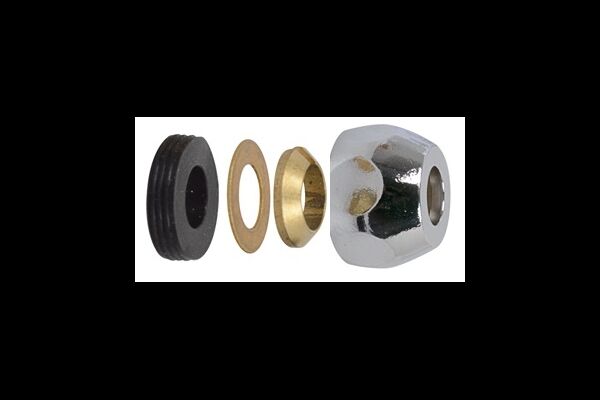 Quetschverschraubung ?" x 10 mm, 2 St.