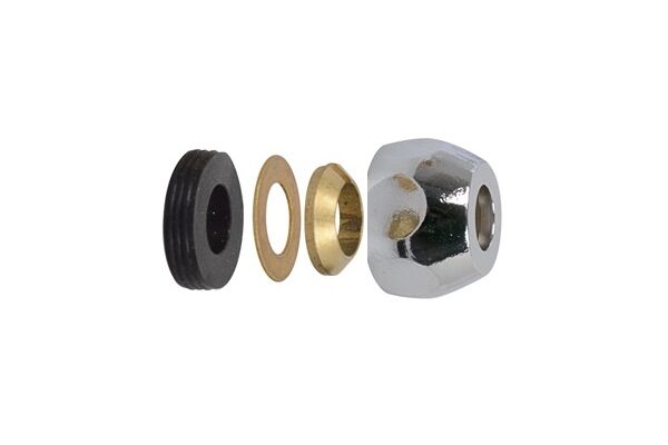  Quetschverschraubung ?" x 10 mm, 2 St.