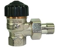 Heimeier Thermostatkopf, vernickelt, Eck 1/2"