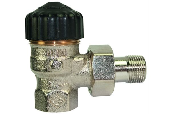  Heimeier Thermostatkopf, vernickelt, Eck 1/2"