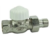 Heimeier Thermostatkopf, vernickelt