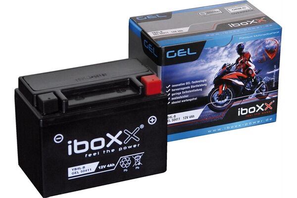  GEL Motorradbatterie 12V / 4Ah /