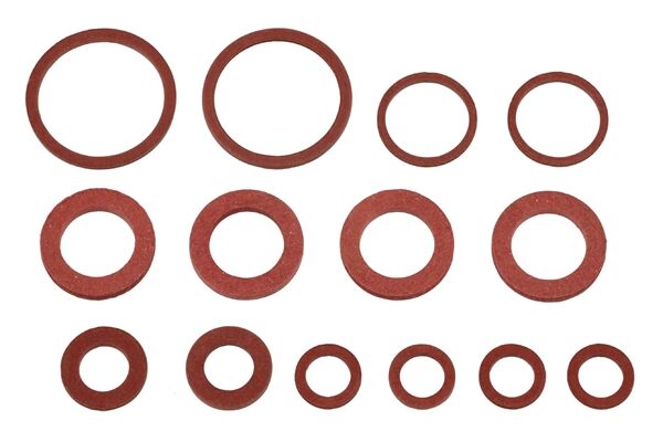  Verschraubungsdichtung, Vulkanfiber, 14 St.