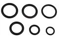  O-Ring Sortiment, Gummi, diverse Größen, 6 St.