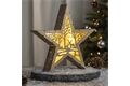  Holzstern mit Weihnachtskulisse