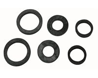 Schlauchverschraubungsdichtung-Set (3 x 2), Gummi