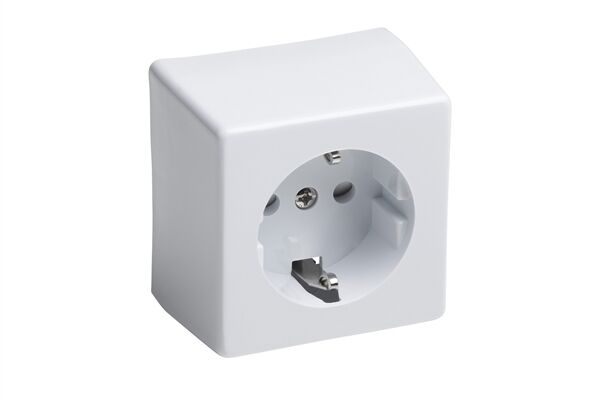  Steckdose Ap Weiß Cube