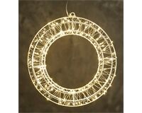 LED-Weihnachtskranz, 200 Mini-LED