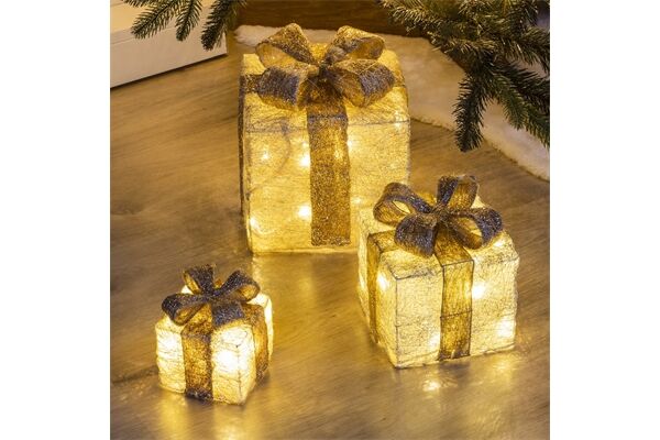  LED Geschenkboxen 3er Set