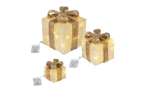  LED Geschenkboxen 3er Set