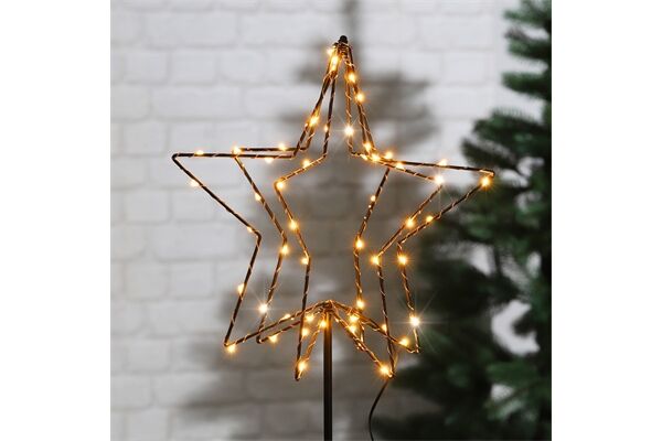  LED Stern 3D mit Timer