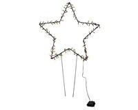 LED-Stern mit Erdspieße (warmweiß)