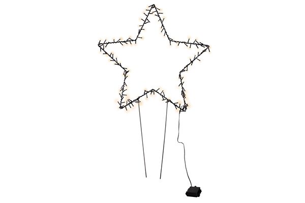 LED-Stern mit Erdspieße